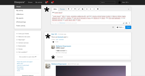 Diaspora (social network)